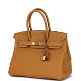 BEDAZZLING DON'T LIST - Hermes Birkin 30 Naturel Sable Togo Gold Hardware