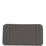 Hermes Birkin 35 Gris Meyer Togo Permabrass Hardware