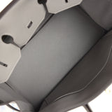 Hermes Birkin 35 Gris Meyer Togo Permabrass Hardware