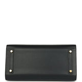 Pre-owned Hermes Birkin Sellier 30 Bleu Minuit Monsiuer Gold Hardware