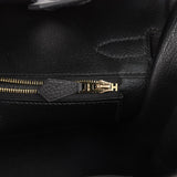 Hermes Birkin 30 Black Togo Gold Hardware