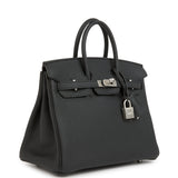 Hermes Birkin 25 Black Togo Brushed Palladium Hardware