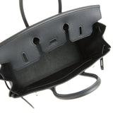 Hermes Birkin 25 Black Togo Brushed Palladium Hardware