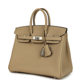 Hermes Birkin 25 Trench Togo Palladium Hardware