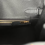 Hermes Birkin 30 Black Epsom Gold Hardware