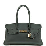 Hermes Shoulder Birkin Light 29 Vert Mangrove Evercolor Permabrass Hardware