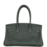Hermes Shoulder Birkin Light 29 Vert Mangrove Evercolor Permabrass Hardware