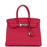 Hermes Birkin 30 Rose Extreme Togo Palladium Hardware