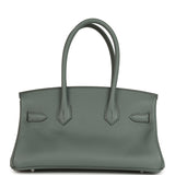 Hermes Shoulder Birkin Light 29 Vert Amande Evercolor Palladium Hardware