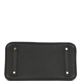 Pre-owned Hermes Birkin 30 Black Togo Gold Hardware