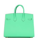 Hermes Birkin Sellier 25 Vert Comics Epsom Gold Hardware