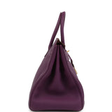 Pre-owned Hermes Birkin 35 Anemone Togo Gold Hardware