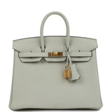 Hermes Birkin 25 Gris Neve Togo Gold Hardware