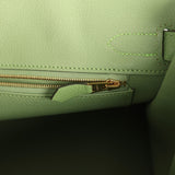 Hermes Birkin 30 Vert Criquet Epsom Gold Hardware