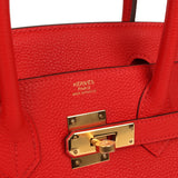 Hermes Birkin 30 Rouge de Coeur Togo Gold Hardware
