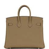 Hermes Birkin 25 Beige Marfa Togo Palladium Hardware