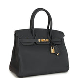 Hermes Birkin 30 Ardoise Togo Gold Hardware