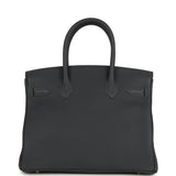 Hermes Birkin 30 Ardoise Togo Gold Hardware