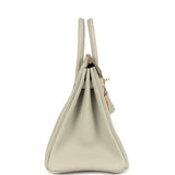 Hermes Birkin 25 Gris Perle Togo Gold Hardware