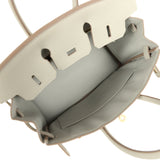 Hermes Birkin 25 Gris Perle Togo Gold Hardware