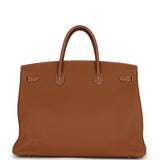 Pre-owned Hermes Birkin 40 Gold Togo Gold Hardware