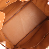 Pre-owned Hermes Birkin 40 Gold Togo Gold Hardware