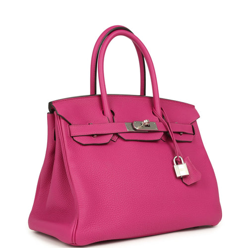 Hermes Birkin 30 Rose Poupre Togo Palladium Hardware