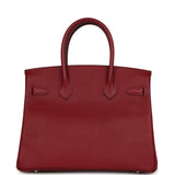 Hermes Birkin 30 Rouge Grenat Epsom Palladium Hardware