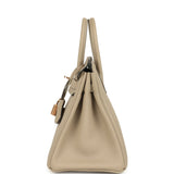 Hermes Birkin 25 Gris Tourterelle Togo Rose Gold Hardware