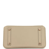 Hermes Birkin 25 Gris Tourterelle Togo Rose Gold Hardware