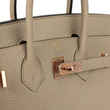 Hermes Birkin 25 Gris Tourterelle Togo Rose Gold Hardware