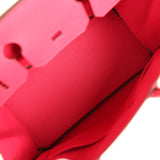 Hermes Birkin 30 Rose Extreme Epsom Palladium Hardware