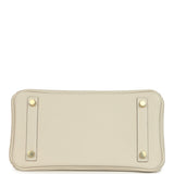 Hermes Birkin 25 Craie Togo Gold Hardware