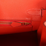 Hermes Birkin 30 Rouge Tomate Epsom Gold Hardware