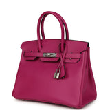 Hermes Birkin 30 Rose Poupre Epsom Palladium Hardware