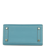 Hermes Birkin Sellier 25 Blue Jean Epsom Gold Hardware