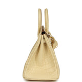 Hermes Birkin 25 Vanille Matte Alligator Gold Hardware