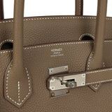 Hermes Birkin 30 Etoupe Togo Palladium Hardware