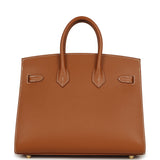 Hermes Birkin Sellier 25 Gold Epsom Gold Hardware