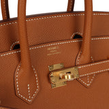 Hermes Birkin Sellier 25 Gold Epsom Gold Hardware
