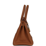 Pre-owned Hermes Birkin 30 Gold Togo Gold Hardware