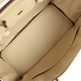 Pre-owned Hermes Birkin 30 Parchemin Clemence Gold Hardware
