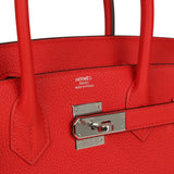 Hermes Birkin 30 Rouge de Coeur Togo Palladium Hardware