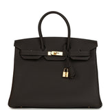 Hermes Birkin 35 Bai-Brun Togo Gold Hardware