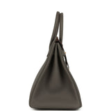 Hermes Special Order (HSS) Birkin 35 Etain Verso Togo Rose Gold Hardware