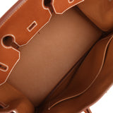 Hermes Birkin 35 Fauve Barenia Faubourg Palladium Hardware