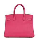 Hermes Birkin 30 Rose Shocking Swift Palladium Hardware