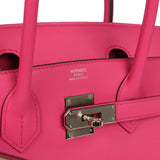 Hermes Birkin 30 Rose Shocking Swift Palladium Hardware