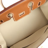 Hermes Special Order (HSS) Birkin 25 Gold and Craie Togo Gold Hardware