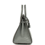 Hermes Birkin Sellier 25 Gris Ciment Matte Alligator Palladium Hardware
